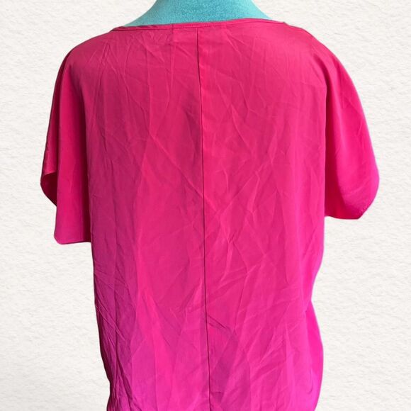 Y2K Pierre Cardin Women's Pink Blouse S barbiecore preppy - Picture 3 of 5